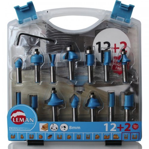 COFFRET 12+2 FRAISES DE DEFONCEUSE ASSORTIES Q8