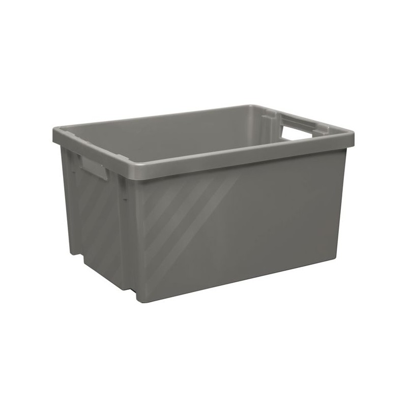 COUVERCLE TRANSLUCIDE POUR BAC30L EMBOITABLE GRIS