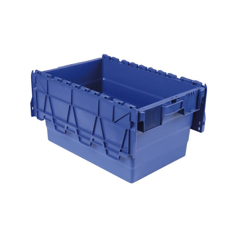 BAC NAVETTE 600X400XH365MM -BLEU