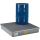 BAC DE RETENTION PFV GRIS 220/1 AVEC CAILLEBOTIS GALVANISE