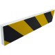 PROTECTION D'ANGLE SOUPLE JAUNE/NOIR Ø 40 X 750 MM