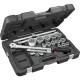 COFFRET 3/4' DOUILLES 6 PANSDE 19 A 55 MM + CLIQUET