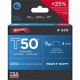 AGRAFE POUR T50 - 8 MM BOITE DE 1250