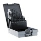 COFFRET TARAUD ET FILIERE 7 TARAUDS + 7 FORETS 2.5 A 10.2 MM