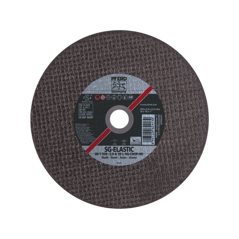 DISQUE À TRONÇONNER MACHINE STATIONNAIRE 300 X 3 X 25,4 MM