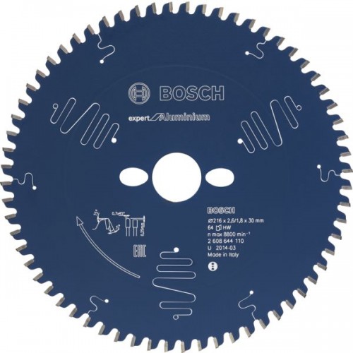 LAME DE SCIE CIRCULAIRE EXPERTALU 254X30X2.8/2X80D TPNEG