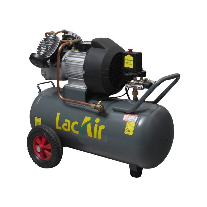 COMPRESSEUR MOBILE 50 L - 12,8 M³/H