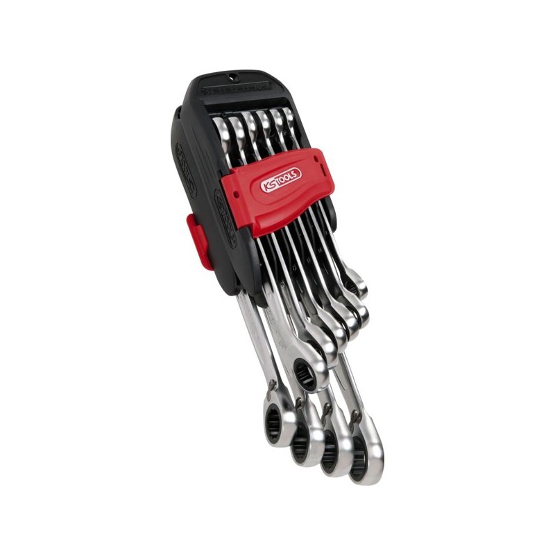 JEU DE 10 CLES MIXTES ACLIQUETS SUR DOUBLE SUPPORT8-10-11-12-13-14-16-17-18-19MM