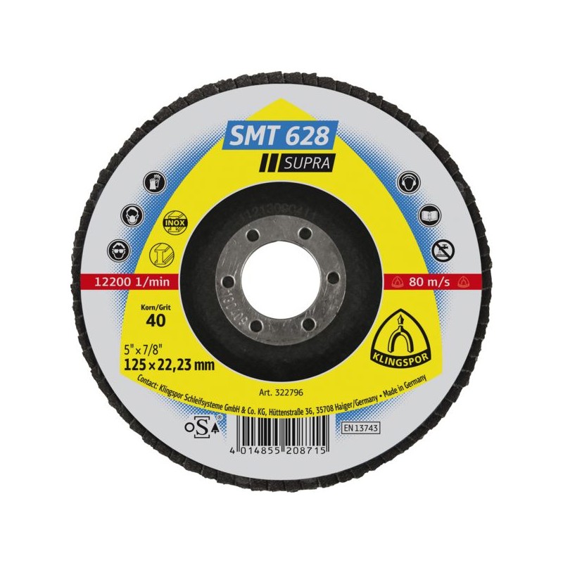 DISQUE A LAMELLES INTENSIFACIER ET INOX GRAIN : 60BOITE DE 10