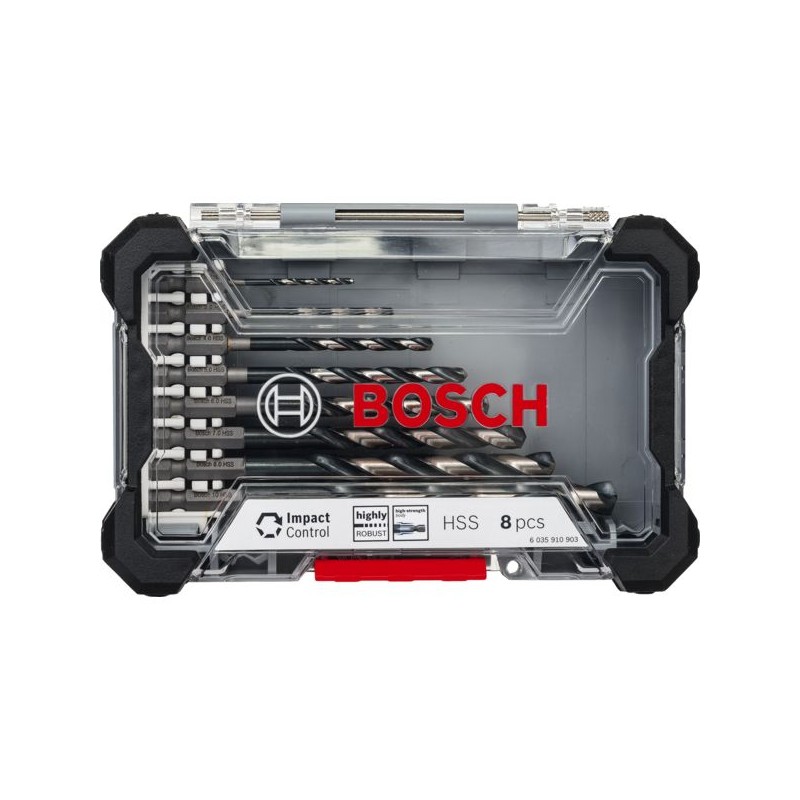 COFFRET FORETS METAL HSS-G SIXPANS 2,3,4,5,6,7,8,10MM