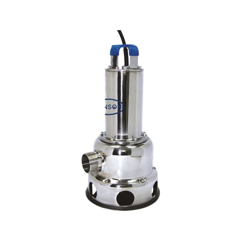 POMPE DE RELEVAGE TRIPHASEEINOX POUR EAUX TRES CHARGEES1,1 KW