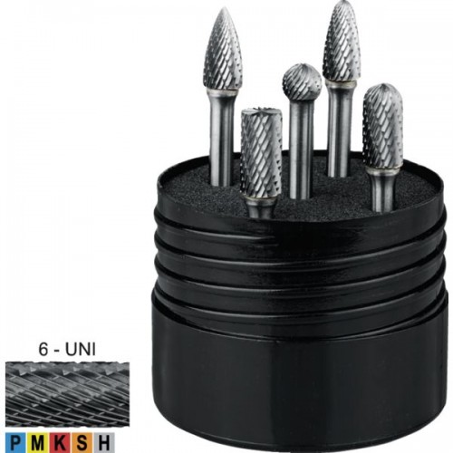 COFFRET FRAISES LIMES CARBURE PHANTOM FORMES B‚ C‚ D‚ F‚ G QUEUE 6 DIAM10