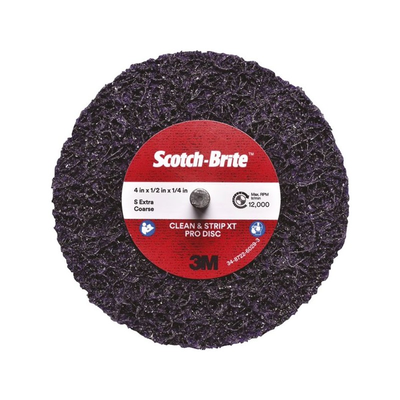 3M SCOTCH-BRITE CLEAN ANDSTRIP XA-ZS PRO DISC100MMX25MMX6MM S XCRS