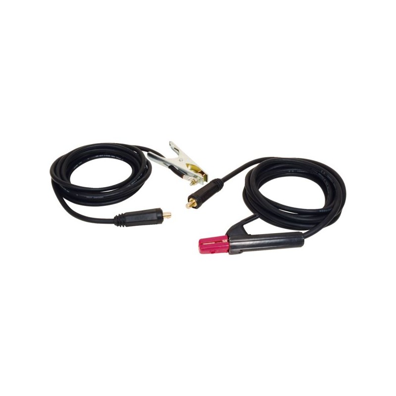 KIT CABLES SOUDAGE ARC 200A - 25MM² L. 3M
