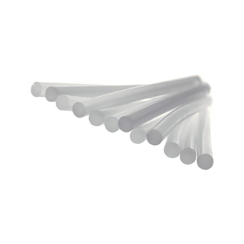 COLLE PVC  et  CÂBLES - DIAM.12190MM X 48 STICKS (ENV. 880G)TRANSPARENTE