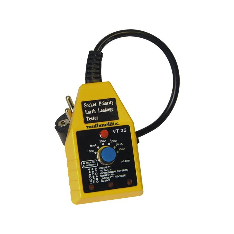 TESTEUR DE PRISE ET DE DIFFERENTIEL VT35
