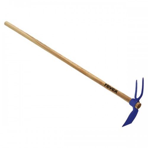 SERFOUETTE FORGEE PANNE ET FOURCHE MANCHE BOIS 30 CM