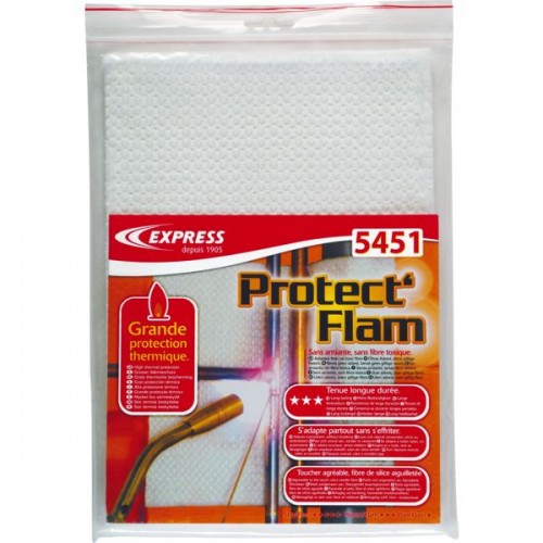 PROTECTION THERMIQUE PROTECTFLAM EN FIBRE DE SILICEFORMAT A4