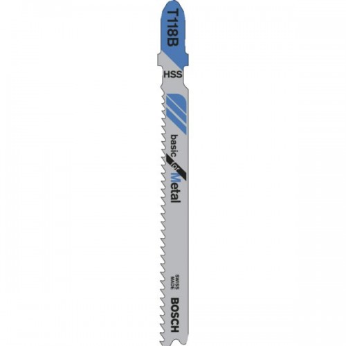 LAME SCIE SAUTEUSE CARTE 5 LAMES T118B METAL