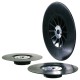 PLATEAU CAOUTCHOUC POUR DISQUEFIBRE SANS PERFORATION DIAM.125