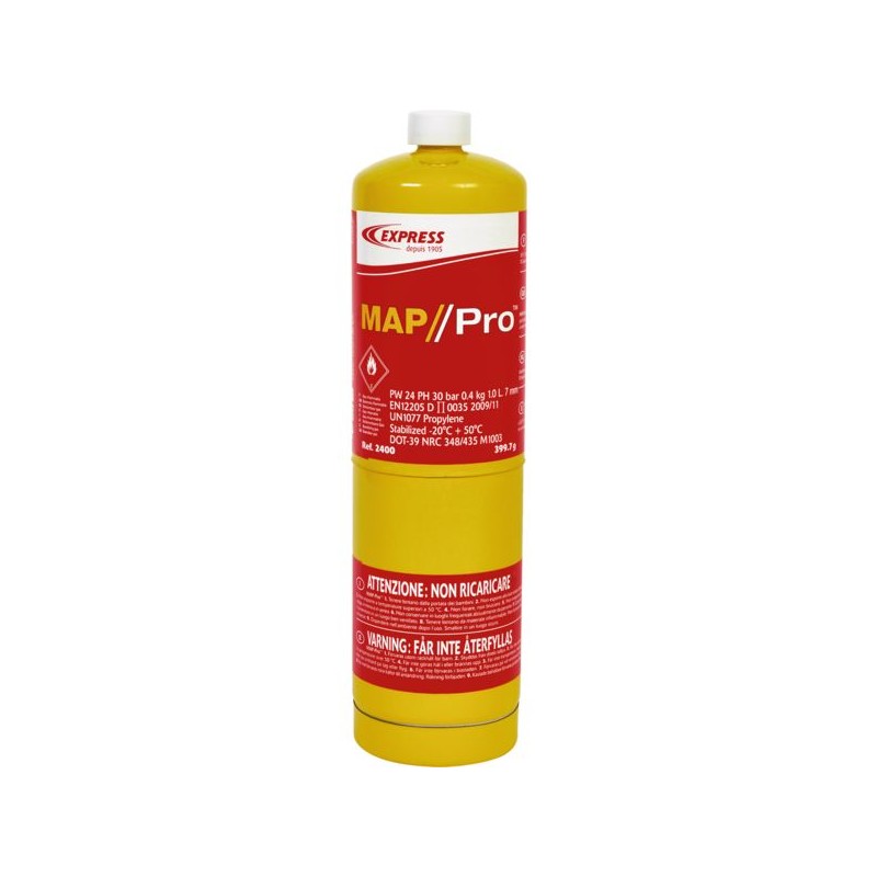 CARTOUCHE GAZ POUR LAMPE VULCANE MAP 2400 Express