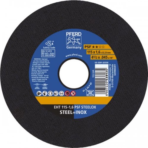 DISQUE A EBARBER ACIER/FONTE PSF E 230-7 A 30 P PSF/22.23 47541