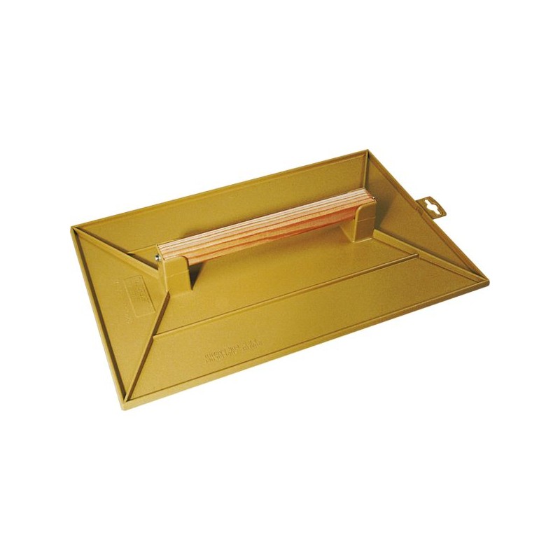 TALOCHE ABS JAUNE RECTANGULAIRE 27X18 CM