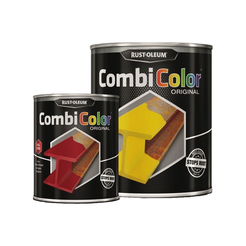 PEINTURE COMBICOLOR BRILLANT JAUNE RAL 1018 POT 0.75 L