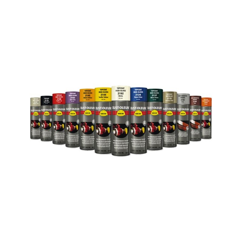 BOMBE PEINTURE FINITION HARD HAT IVOIRE CLAIRRAL 1015 AEROSOL 500 ML