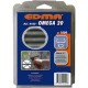 AGRAFES OMEGA 20 - GALVA PLASTIFIE GRIS - 200 PCS