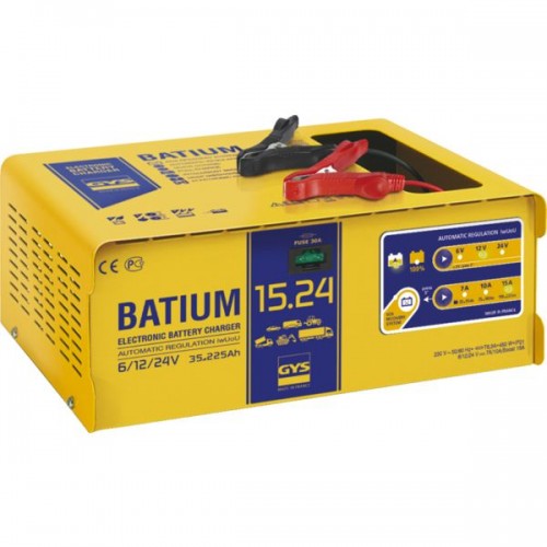 CHARGEUR BATTERIE PROF.AUTOMATIQUE BATIUM 15-24 -6/12/24V 230 V - 450