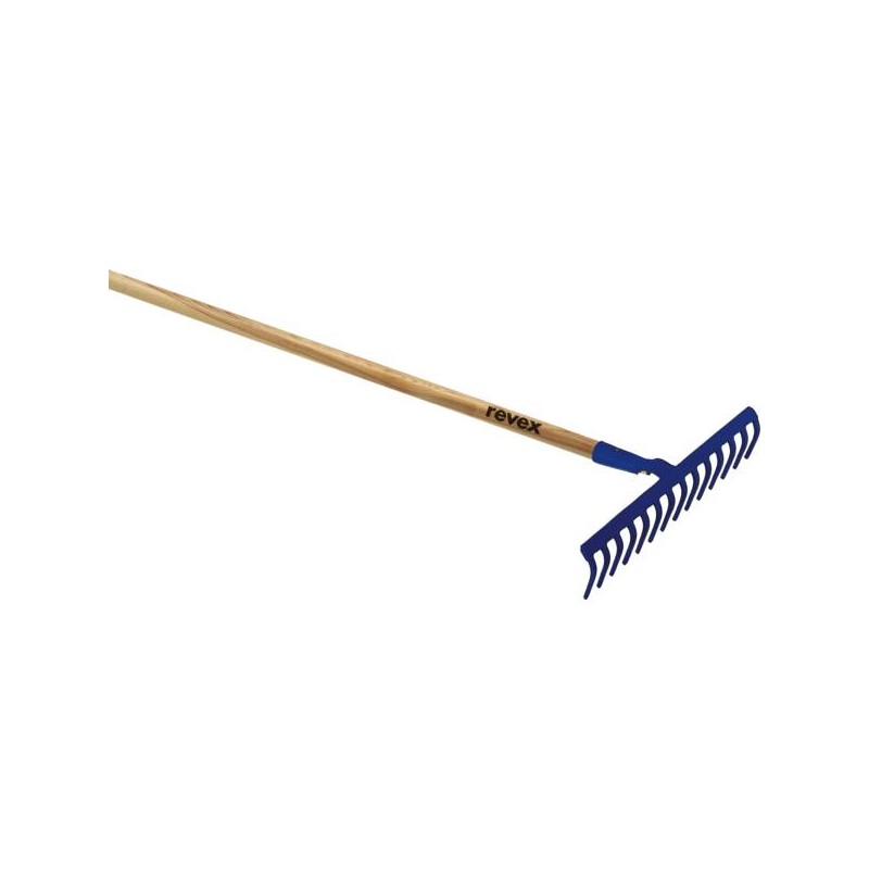 RATEAU DOUILLE FORGEE DENTS COURBES 14 DENTS EMMANCHE 1500 X28