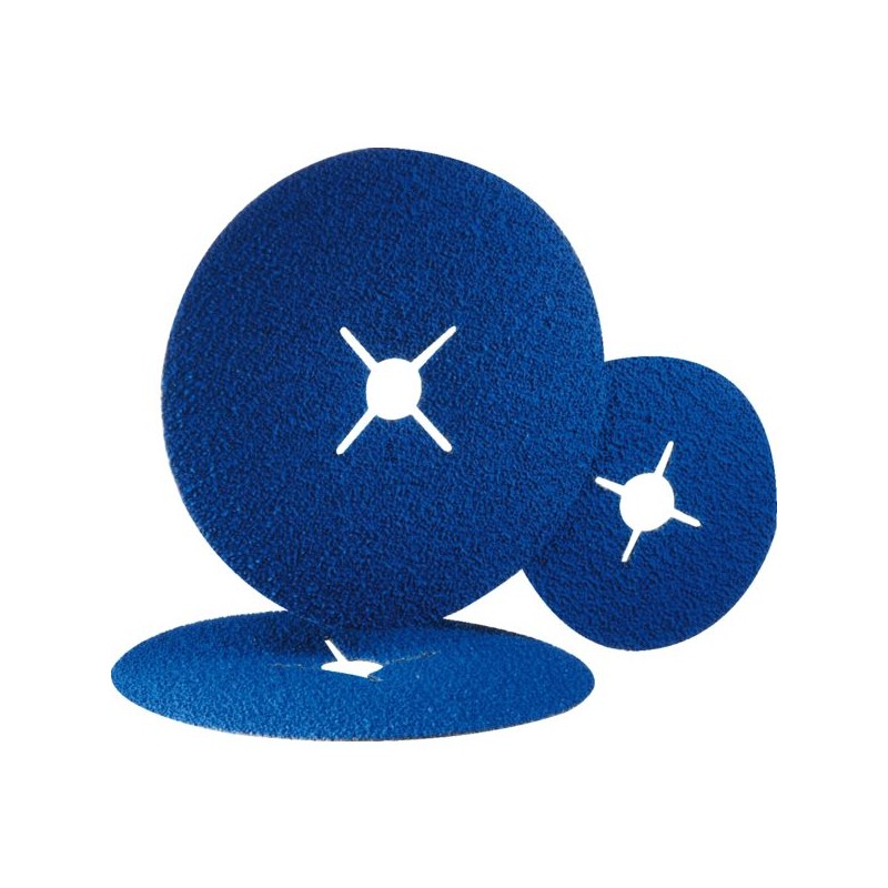 DISQUE FIBRE ZIRCONIUM RB 414DIAM. 125 GRAIN 80 -LA BOITE DE 25