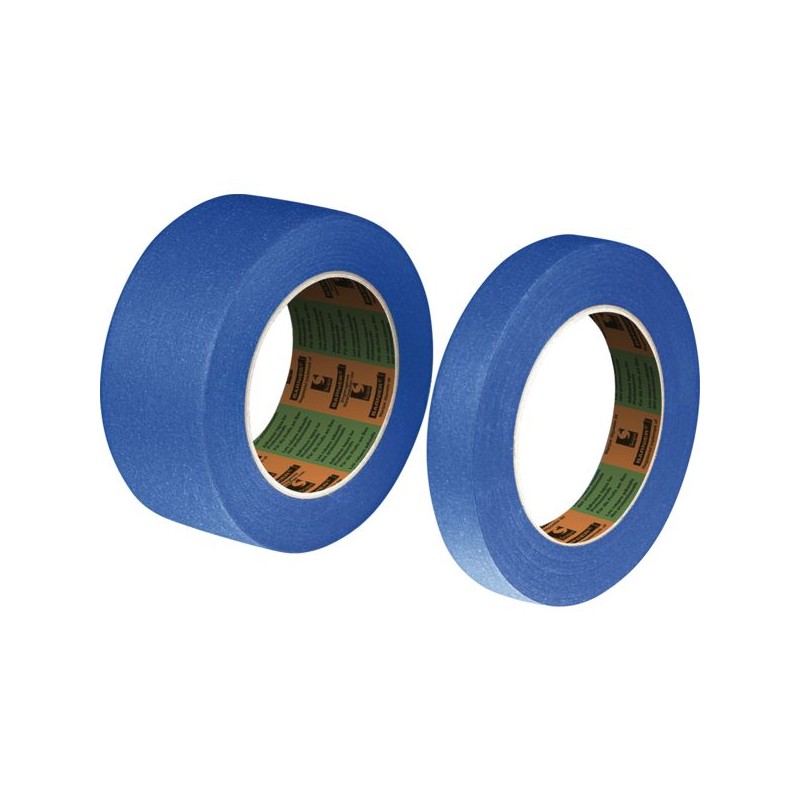 RUBAN DE MASQUAGE LISSE BLEU 9080B EN 25 M X 25 MM