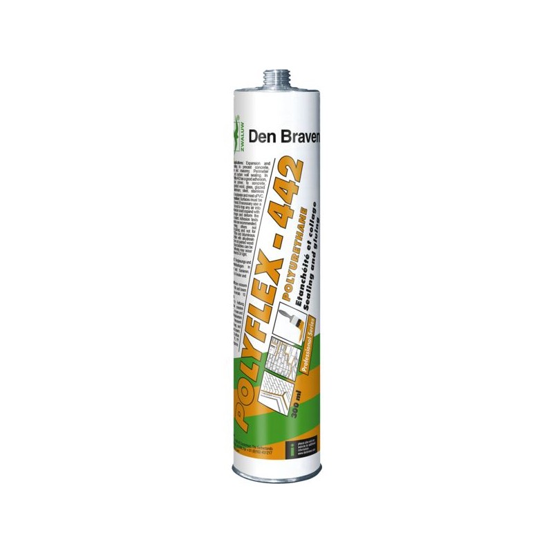 MASTIC COLLE POLYURETHANE POLYFLEX 442 NOIR 300ML