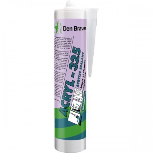 MASTIC ACRYLIQUE ACRYL 325 BLANC - CARTOUCHE 300 ML