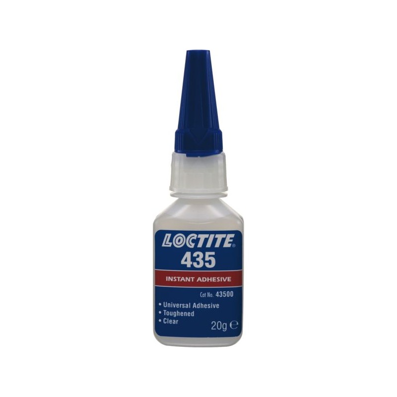 ADHESIF INSTANTANE FORTE RESISTANCE CLAIR 435 FLACON 20 GR 871788