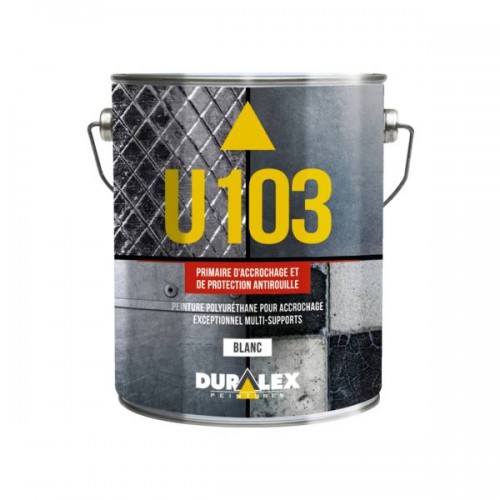 PEINTURE PRIMAIRE ANTIROUILLE U 103 BLANC POT 3 L