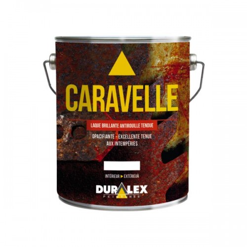 PEINTURE LAQUE CARAVELLE ANTIROUILLE BLANC RAL 9003 POT  3 L