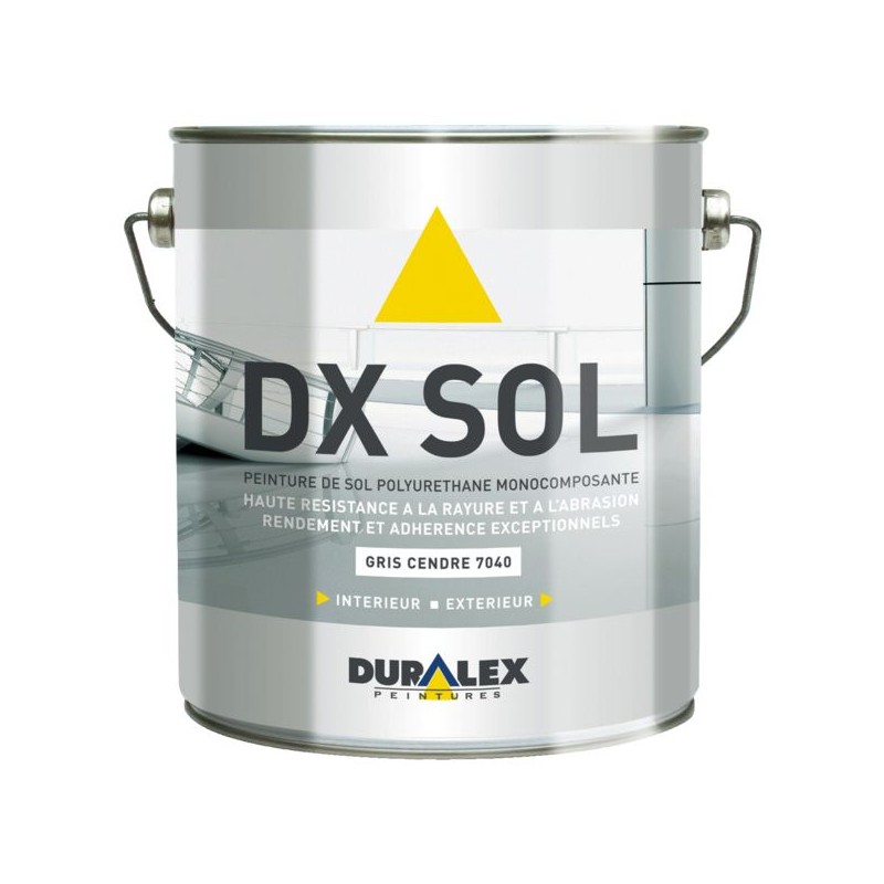 PEINTURE POLYURETHANE DX SOL GRIS CENDRE 15L