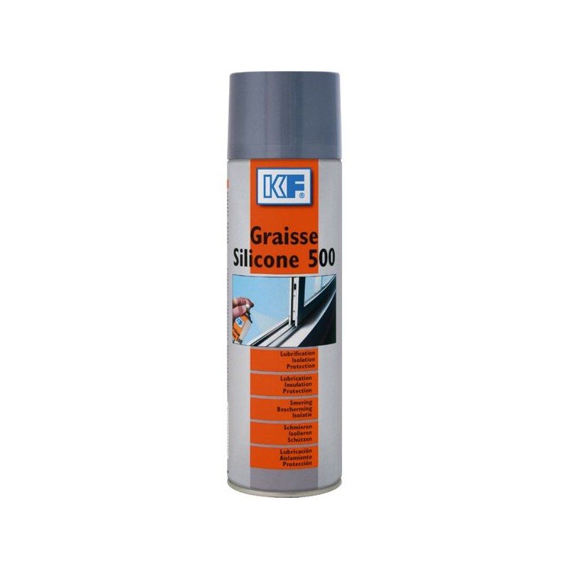 GRAISSE SILICONE 500 LUBRIFICATION ETANCHEITE PROTECTION AEROSOL 400 M