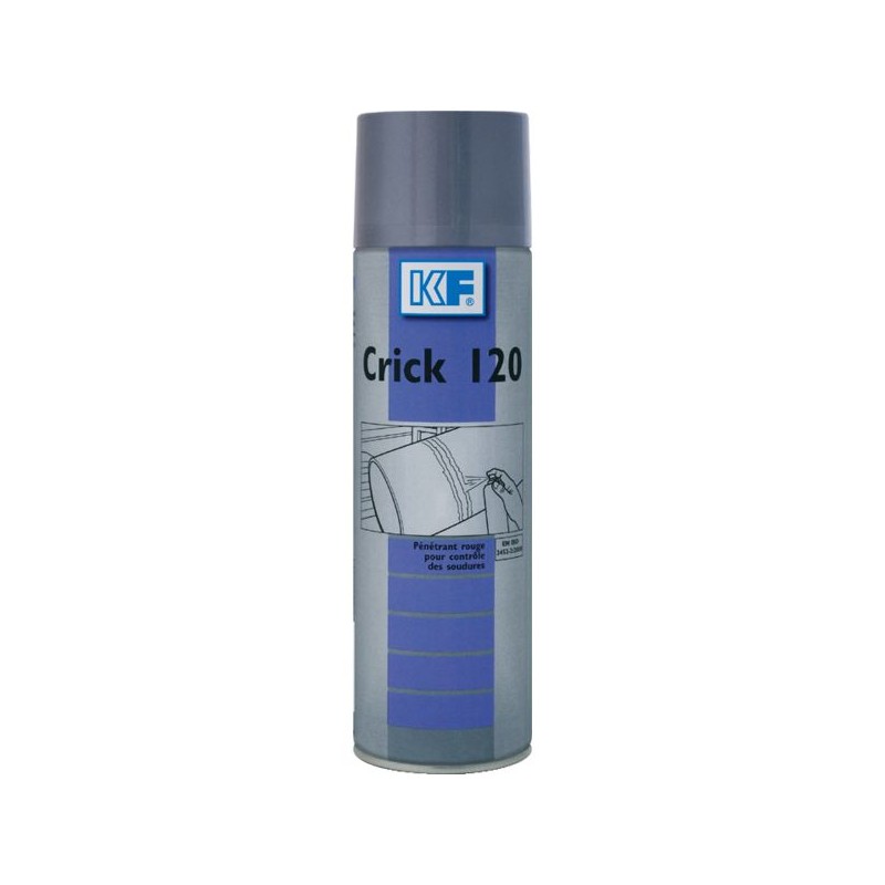 CRICK 120 PENETRANT ROUGE POURCONTROLE SOUDURE - AEROSOL 500 ML