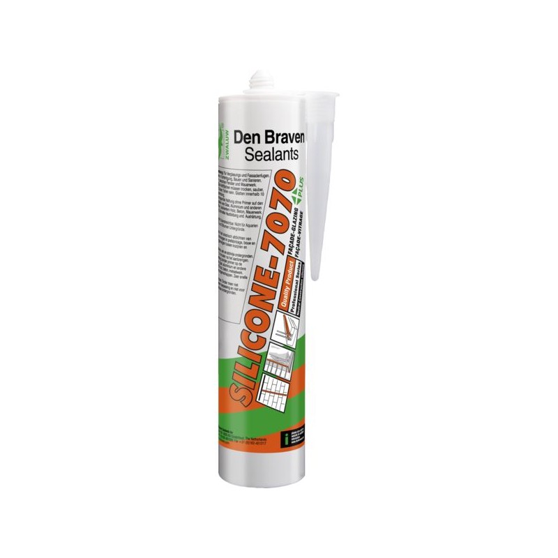 MASTIC SILICONE 7070 PLUS BLANC 300ML