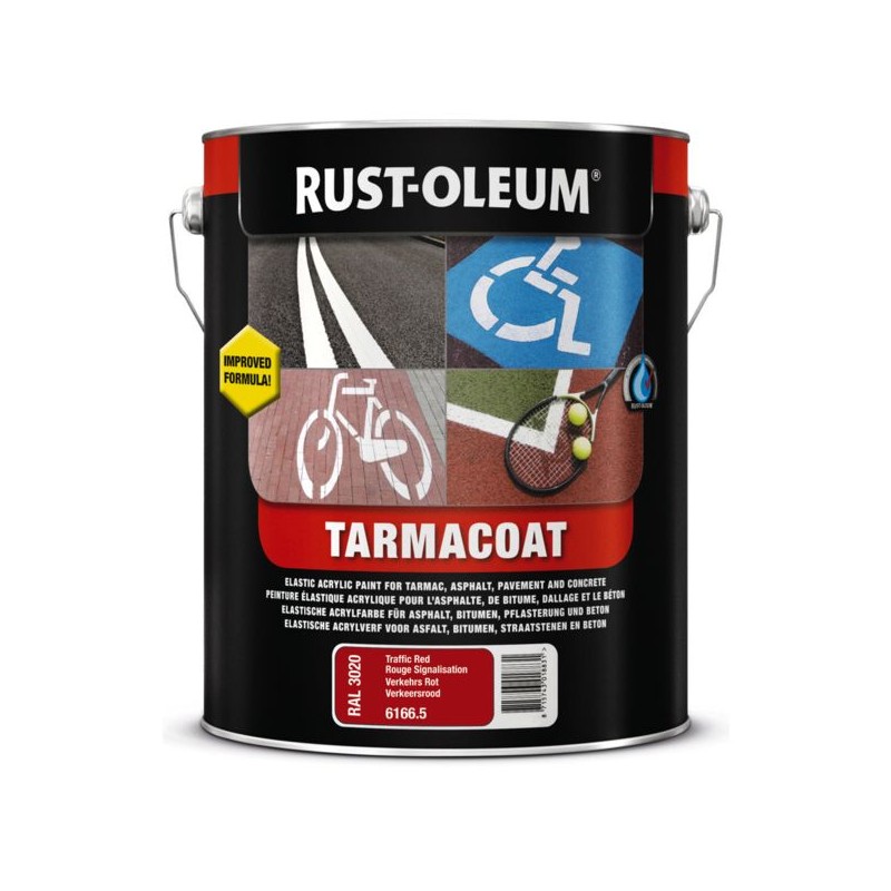 PEINTURE MONOCOMPOSANT POUR SOL EXT. TARMACOAT COLORIS RAL COULEUR 5017 BLEU SIG