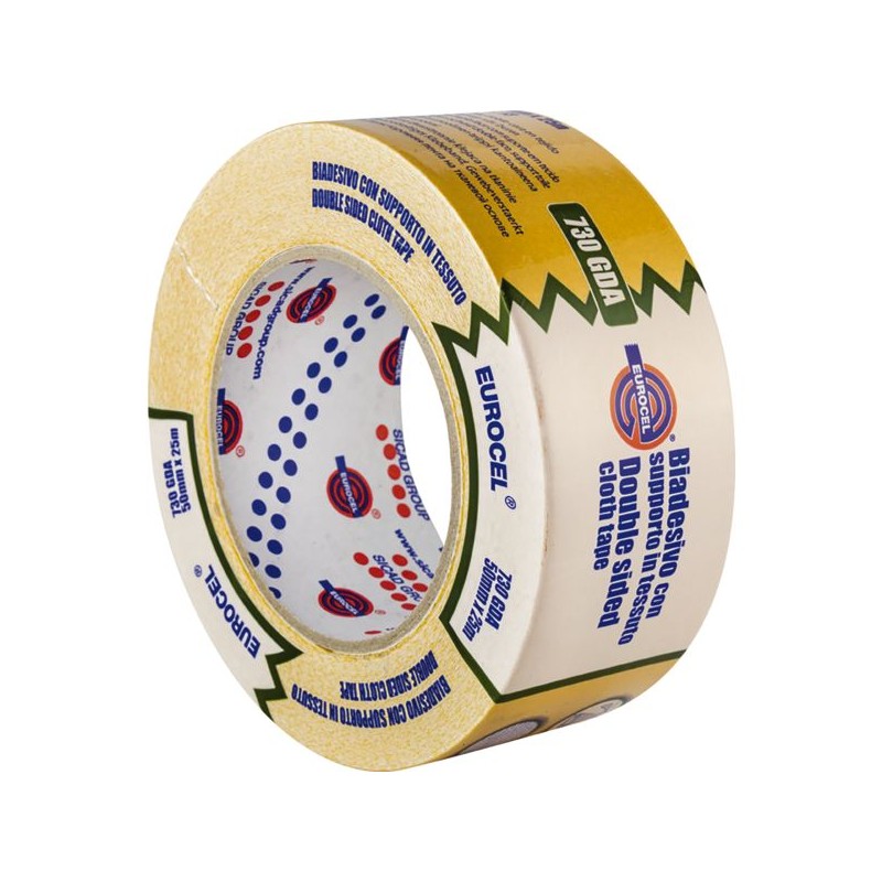 RUBAN ADHESIF DOUBLE FACE TOILE EPAIS 50MMX25M