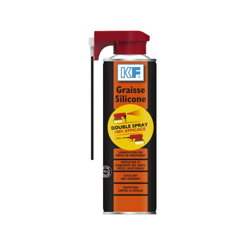 GRAISSE SILICONE 500 DOUBLESPRAY   - AEROSOL 650 MLBRUT 400 ML NET
