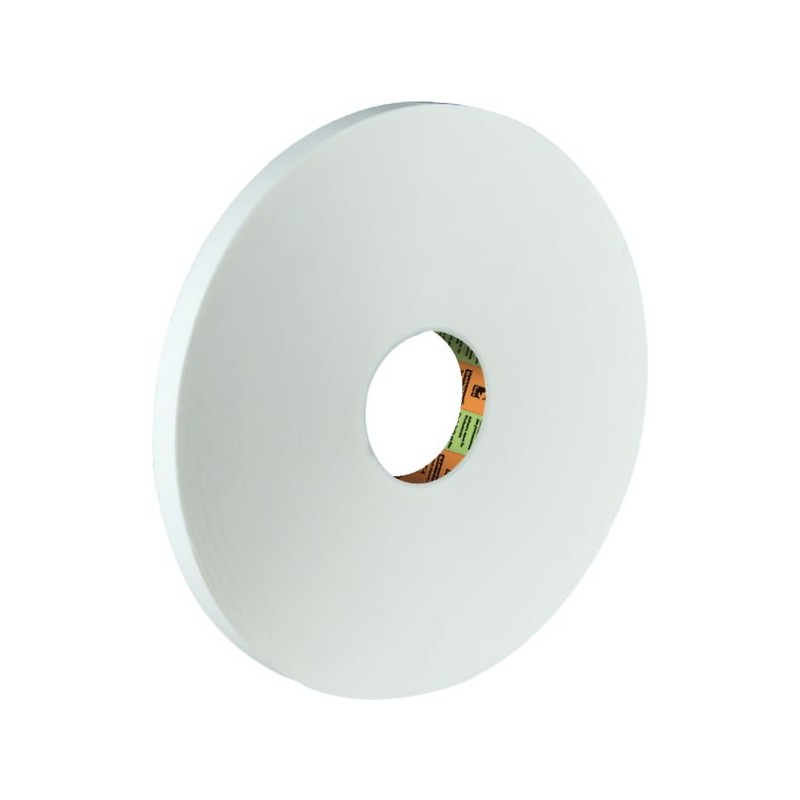 MOUSSE ADHESIVE DBLE FACE MIROIR 10MX19MM BLANC '5464