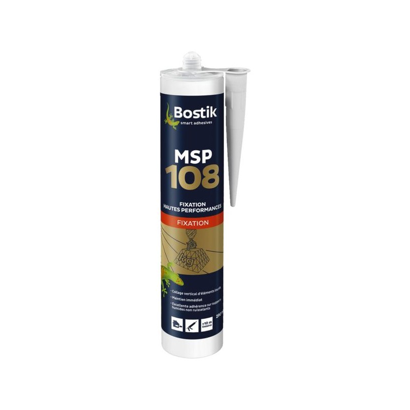 MASTIC POLYMERE MSP 108 CARTOUCHE 290 ML - BLANC 133122
