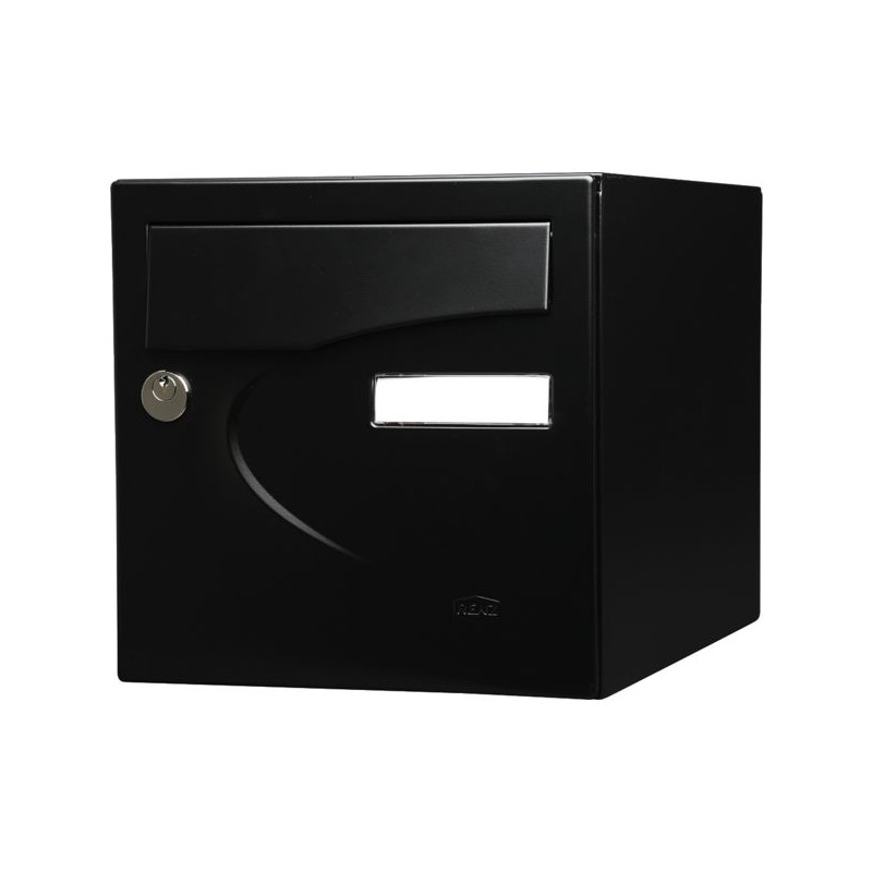 BOITE AUX LETTRES 1 PORTE NOIR MAT 9005