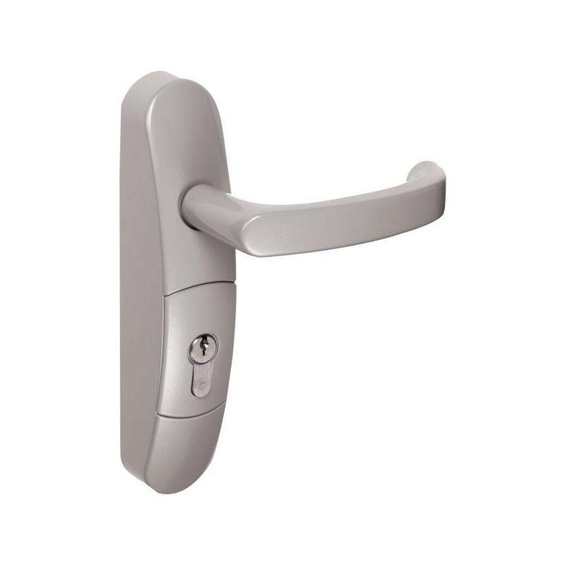 ENSEMBLE DE MANOEUVRE EXTERIEURE BEQUILLE REVERSIBLE DEBRAYABLE - BLANC